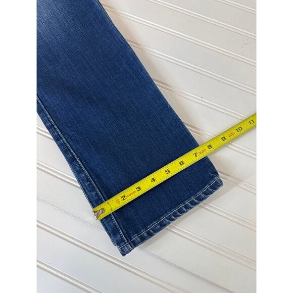 NWT L’AGENCE Dean High Rise Cigarette Leg Jeans Sequoia Blue Womens Size 25 - Picture 8 of 8